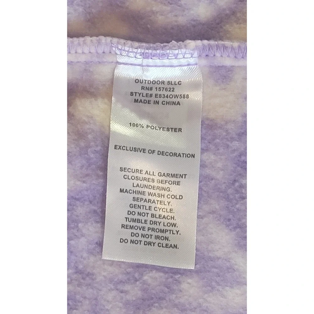 Eddie Bauer Girls Toddler XS 5-6 Lone Peak‎ 3 in 1 Jacket Violet Purple